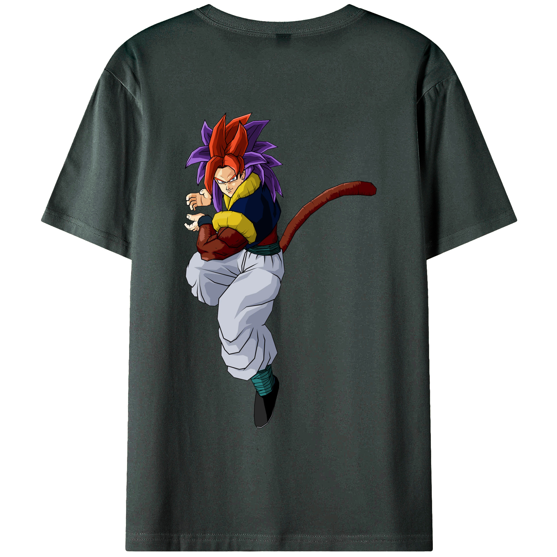 （画像用） ドラゴンボール DRAGON BALL 綿100％ メンズ半袖Tシャツ（バックプリント） 通気性